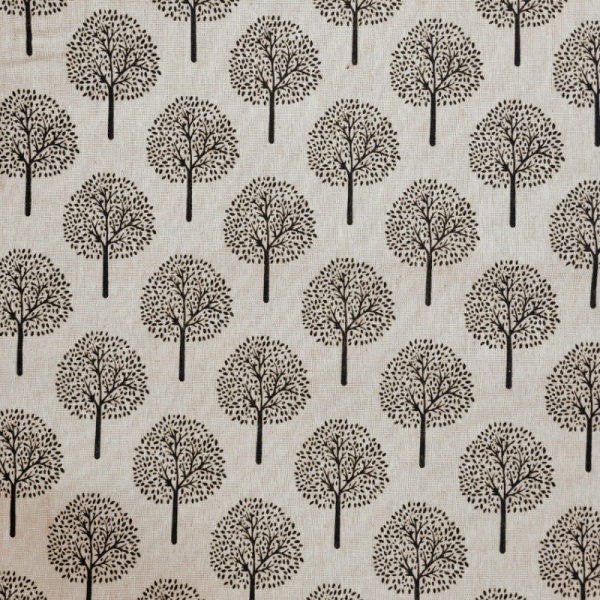 Rayon Linen - TREES on NATURALE